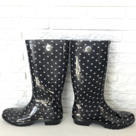 ugg polka dot rain boots